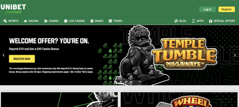 Unibet Welcome Bonus